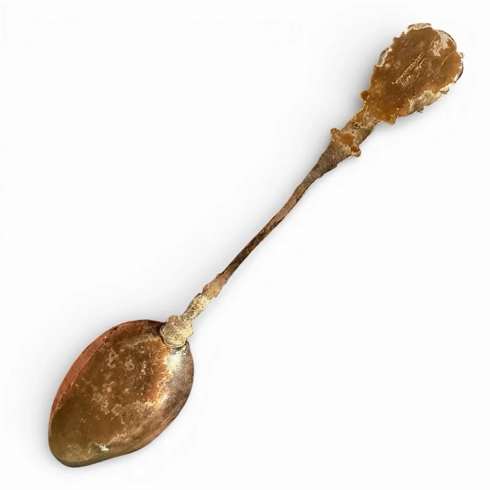 Vintage! Czechoslovakia Porcelain‎ Enamel Collectible Spoon